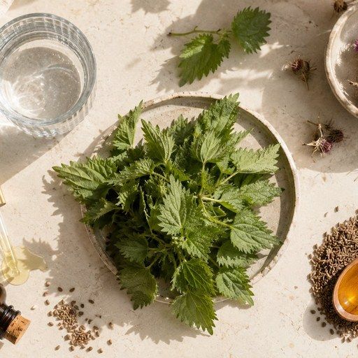 Маска из крапивы, тмина, расторопши от выпадения